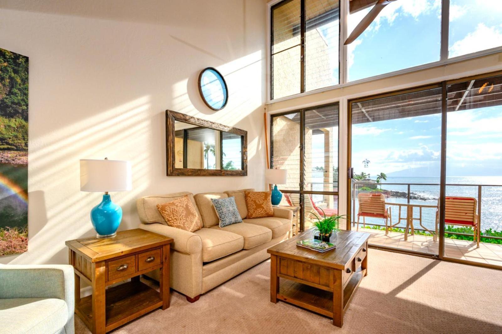 Kbm Resorts Free Car Napili Point Nap-C18 Ocean Front Spacious Villa Kapalua Bagian luar foto
